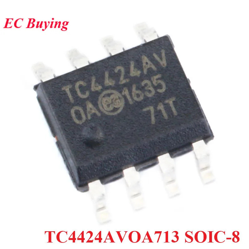 5 ชิ้น/1 ชิ้น TC4424AVOA713 TC4424AV SOIC-8 TC4424 TC4424AVOA SOIC8 SOP8 Dual Driver ชิป IC Controller ใหม่เดิม