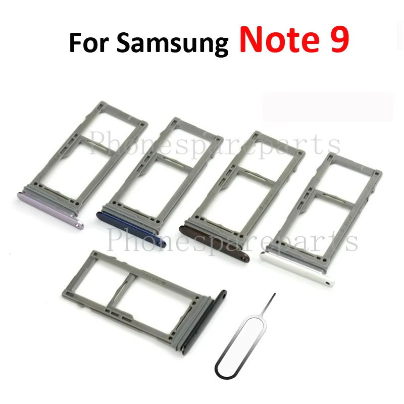 SAMSUNG ถาดซิมอะแดปเตอร์สําหรับSamsung Note 9 N960 N960F N960N N960U N960U1 N960Wโทรศัพท์Sim Micro S