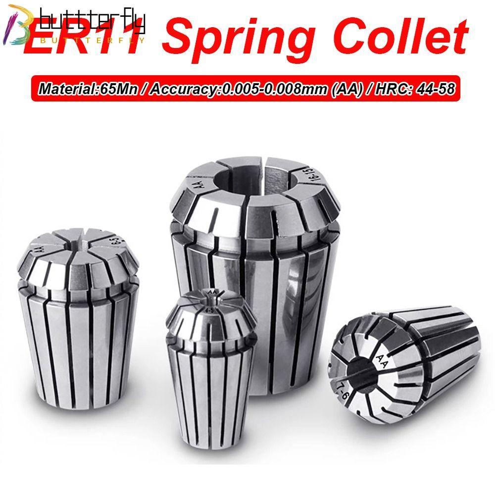 BUTTTERFLY ER Collet, ER11 1/8" Spring Collet, แกะสลัก 1mm-8mm|แกะสลัก CNC Collet