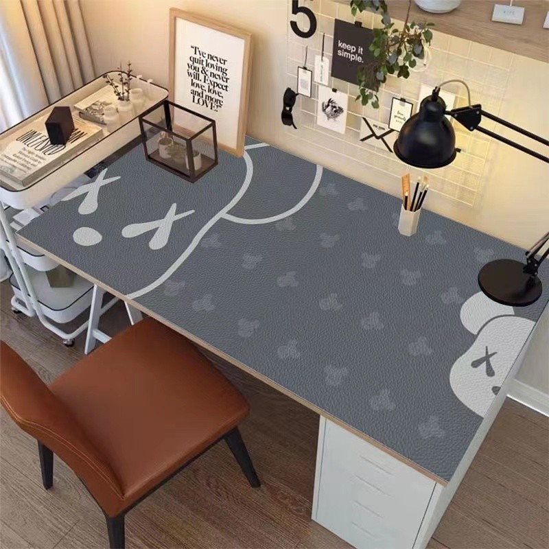 Street สวมใส่ตารางกันน้ํา Oil-Proof Rubable ทิ้ง pvc หนังนักเรียนการเรียนรู้การเขียนโต๊ะ MAT ผ้าปูโต