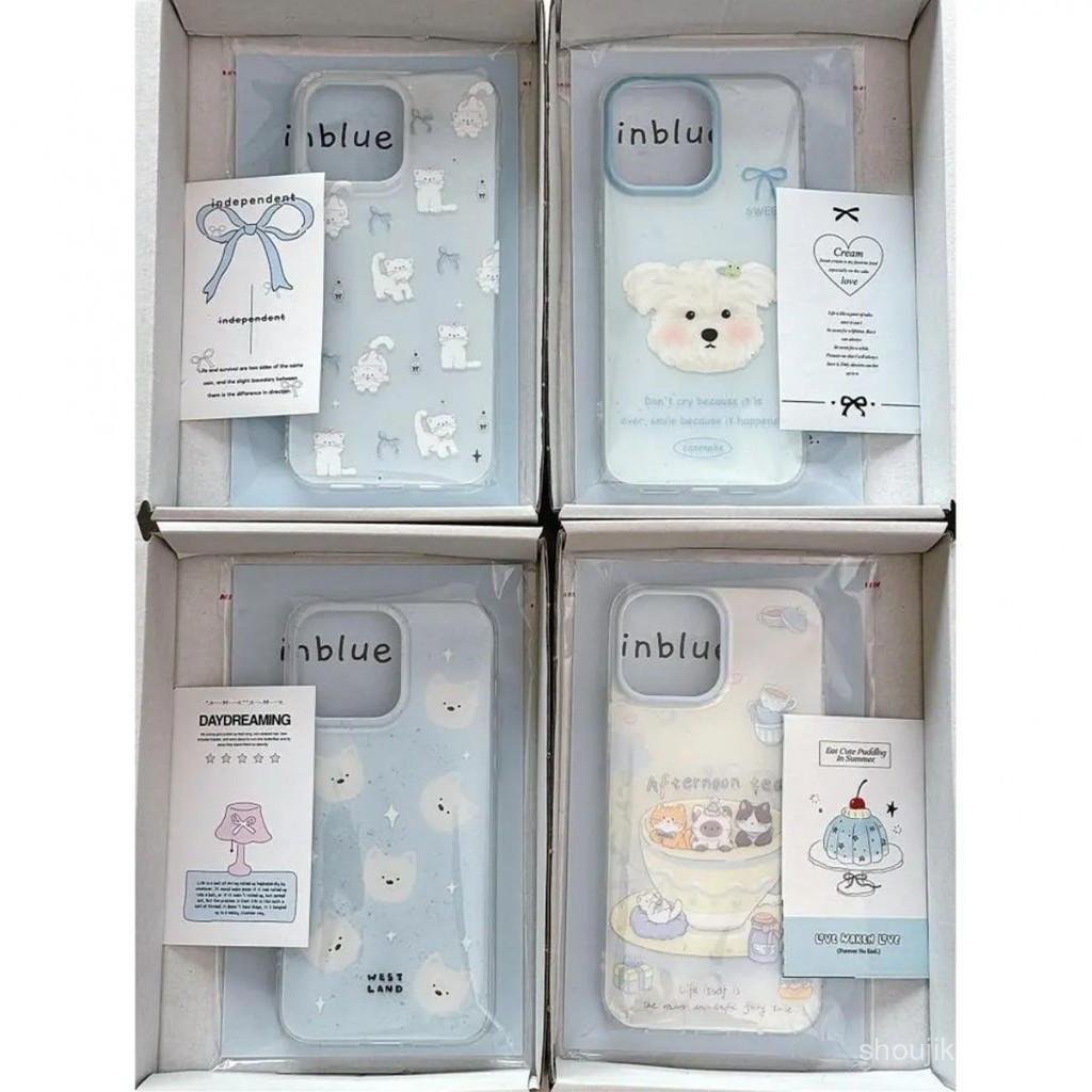 ตุ๊กตาสุนัขแฟชั่น IMD เคสโทรศัพท์สองชั้นสําหรับ Samsung A50s A51 A33 A04E A15 A54 M01S A05s A53 A72 