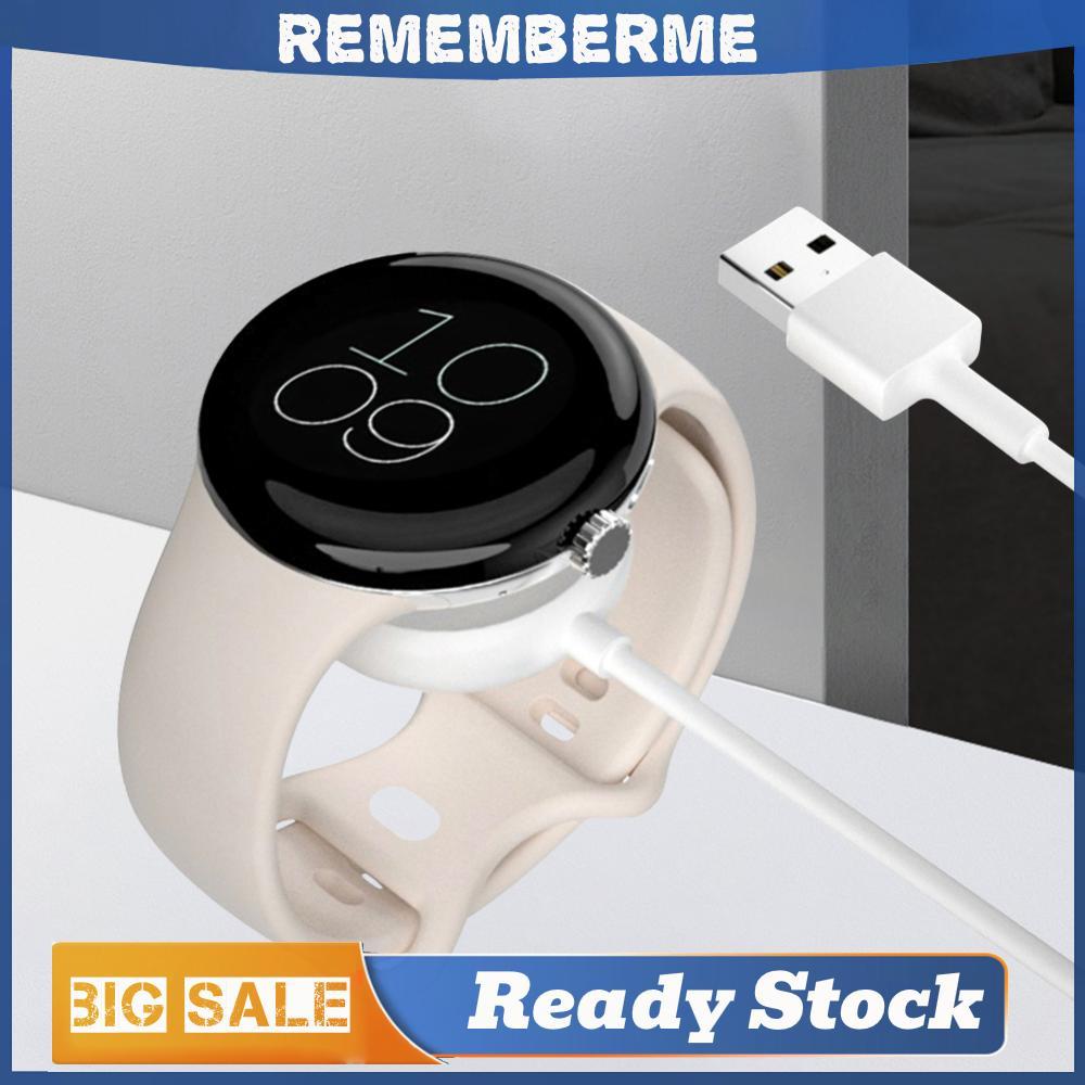 1m Wireless Magnetic Charger 5V 1A USB/Type-C Charger Dock สายไฟสมาร์ทนาฬิกาอุปกรณ์เสริมสําหรับ Goog