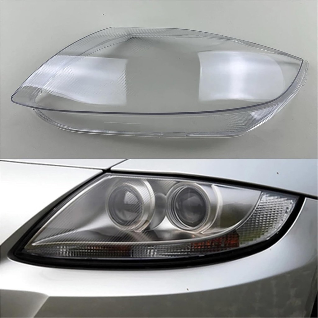 ฝาครอบไฟหน้าไฟหน้าไฟหน้า Shell หน้ากากโคมไฟเลนส์ Plexiglass ใช้งานร่วมกับสําหรับ BMW Z4 E89 E85 Coup