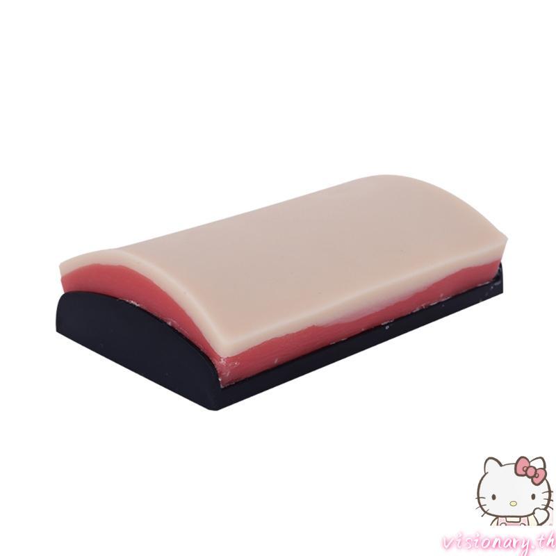 3 Skin Layers Suture Practice Pad Silicone Suture Model 4.13x7.08In for Training