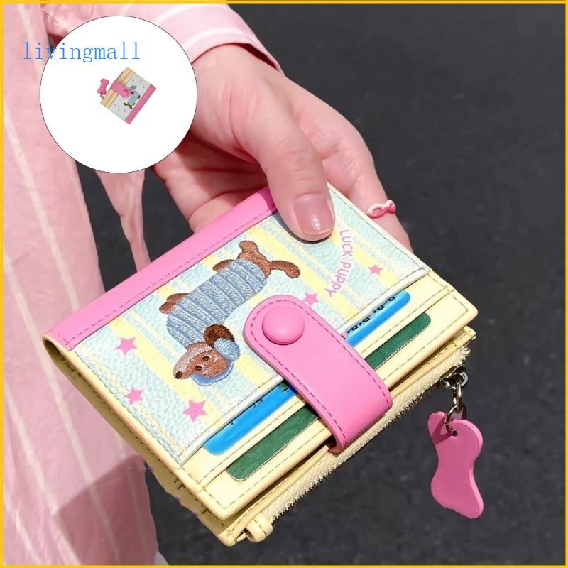 LIVI Compact Wallets Card Holder Ladies Purse Money Bag Clutches Purses Bifold Purses