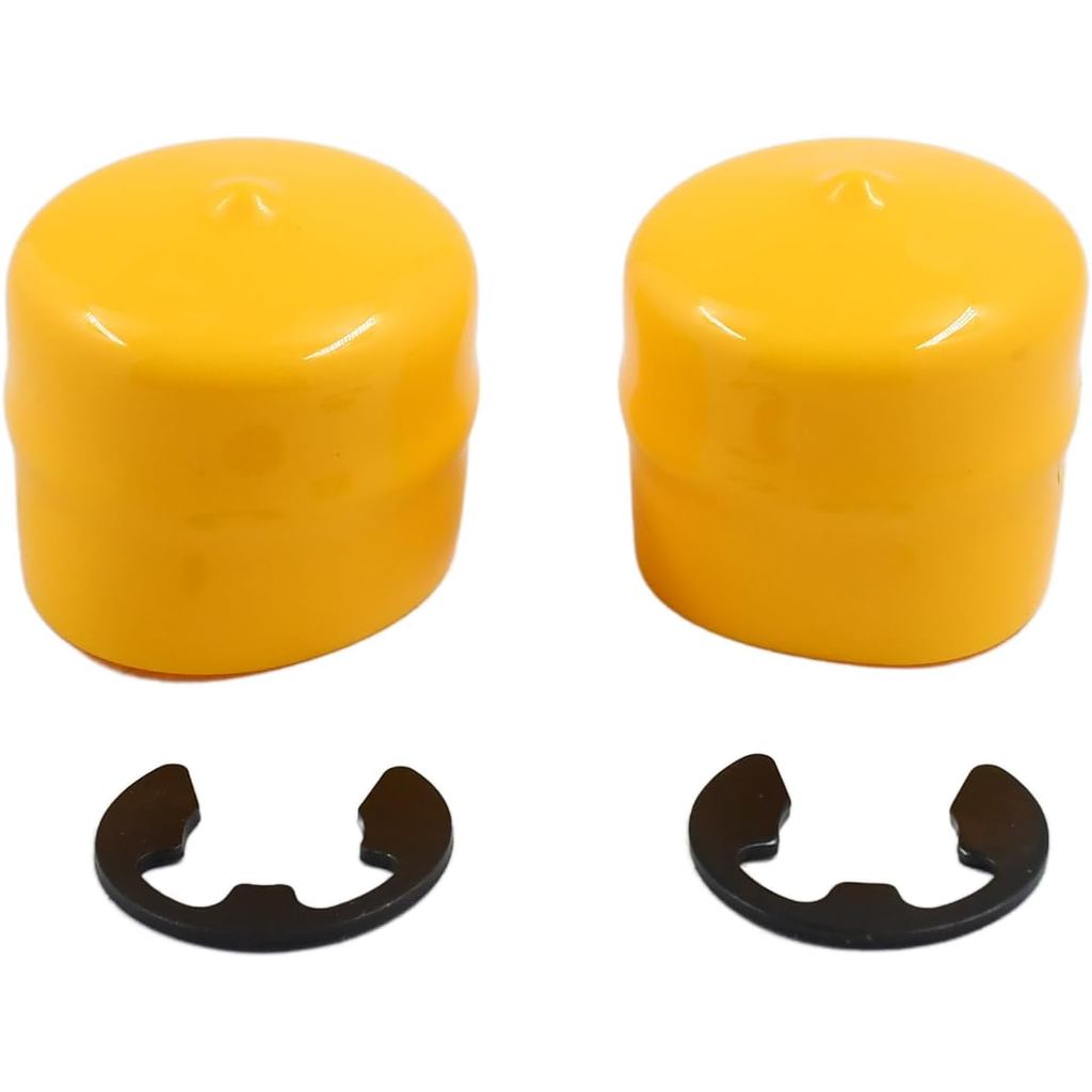 ฝาครอบเพลาและแหวนสแน็ป 2 ชิ้น M143338 R27434 ใช้งานร่วมกับรถแทรกเตอร์ John Deere Most L LA LT LX D แ