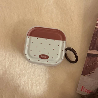 เคสลายจุดพร้อมพวงกุญแจสําหรับ แอปเปิล แอร์พอด มือโปร 1 2 3 4 หูฟังบลูทูธป้องกัน ทีพียู ปลอกปกอ่อน