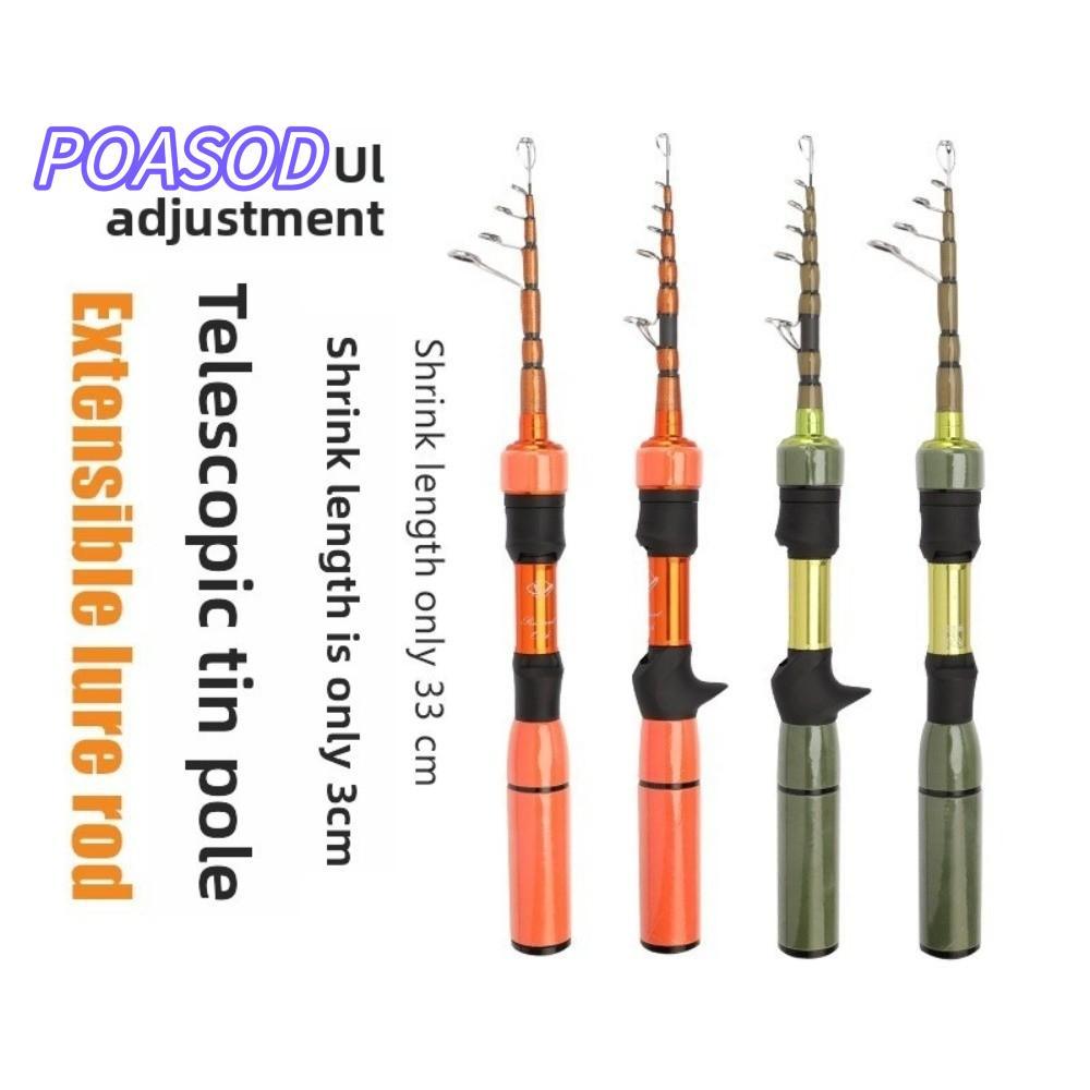 MAYSHOW UL Fishing Rod, Anti-Impact Guide Compact Contraction Bass Fishing Rod, Performance Rod น้ํา