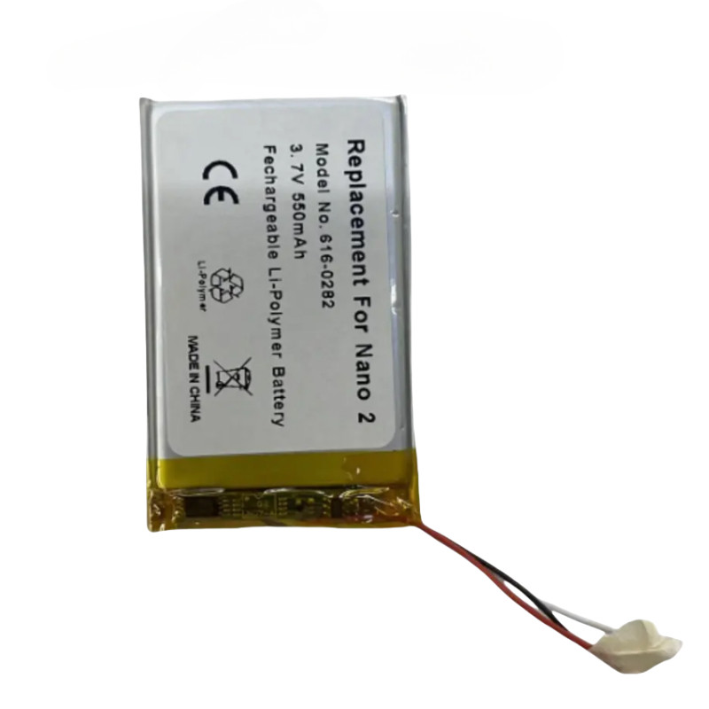 Battery 550mAh Battery for ipod Nano2 2G 2nd Generation MP3 Li-Polymer Rechargeable Nano 2 616-0282 