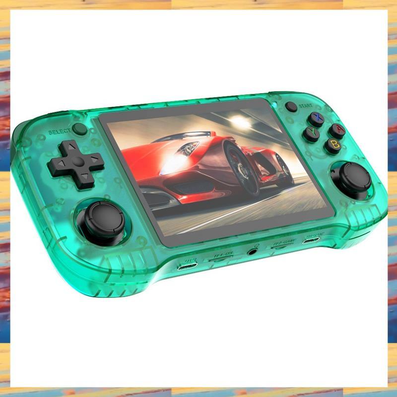 [LM Q N] R46H มินิคอนโซลเกมมือถือย้อนยุคเครื่องเกมเครื่องเล่นหน้าจอ 4.2 นิ้วรองรับ 10 + Emulator 64G