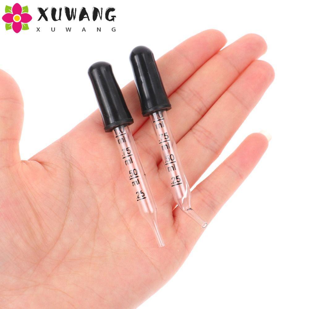 QUENTIN Scale Dropper อเนกประสงค์ตรง/ข้อศอก Scaled Droppers เคมี 7 ชิ้น 1 มิลลิลิตร Dropper Transfer