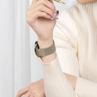 สายรัดโลหะสแตนเลส 20มม 22มม for Samsung Galaxy Watch /Huawei GT/Redmi Watch 5 Active/Lite/Garmin/Xiaomi/Amazfit Bip 6
