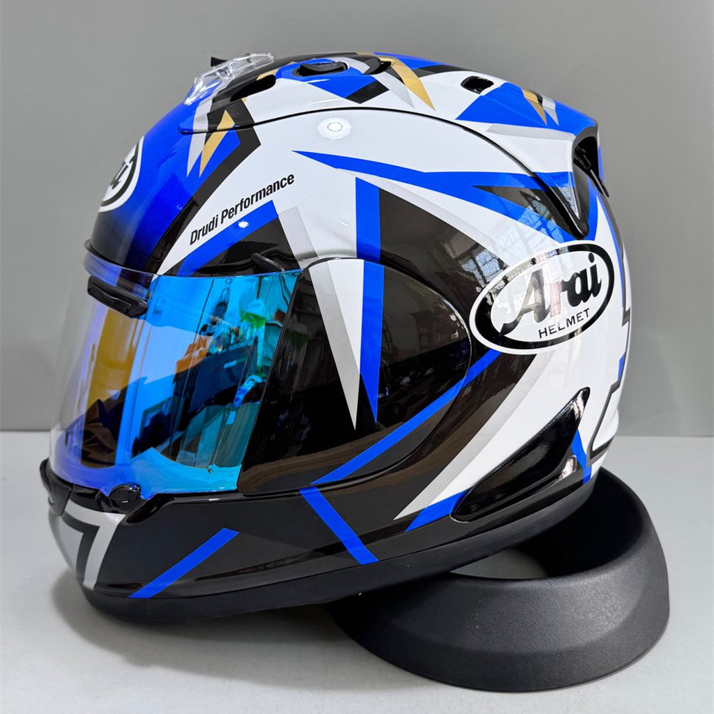 ARAI RX7X Blue Pentagram หมวกกันน็อคแบบเต็มหน้า Arai หมวกกันน็อคแบบเต็มหน้า Arai หมวกขี่หมวกกันน็อคม