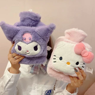 ถุงน้ำร้อน Sanrio มีที่สอดมือ 1000ml /500ml ประคบช่วยลดอาการปวดประจำเดือน ลายการ์ตูนน่ารัก