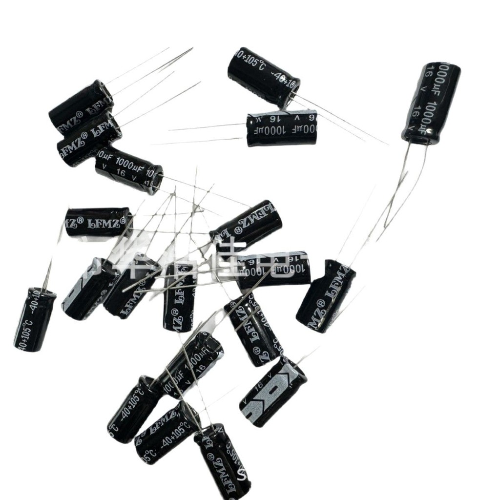 ตัวเก็บประจุอลูมิเนียมอิเล็กโทรลีติค 25V10UF 10UF25V 4X7MM 25V47UF 47UF 25V