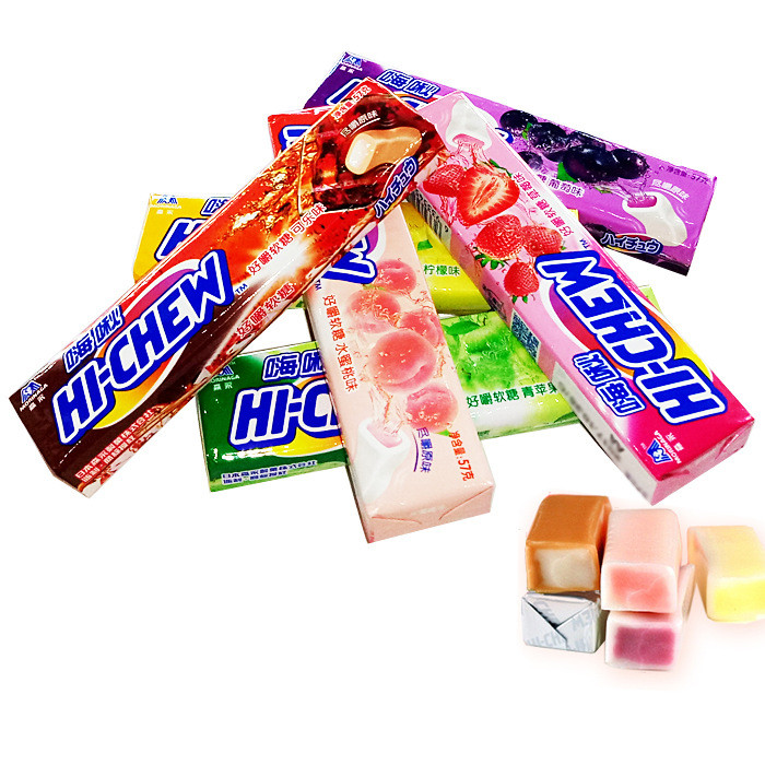 Morinaga HI-CHEW HI-CHEW Jelly Fruit Candy 57g Wedding Candy Casual สินค้าปีใหม่ของขวัญขนม 11.25A