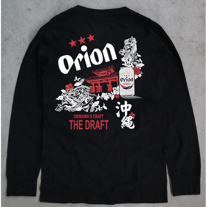 เสื้อแขนยาวจากผ้าฝ้ายแท้ พิมพ์ลายศิลปะญี่ปุ่น.okinawa
