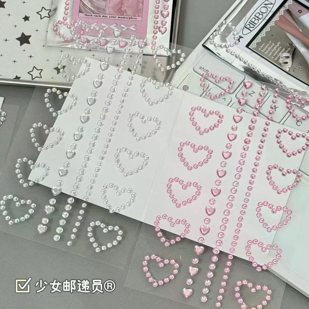 คูคา♥สนับสนุนหัวใจเพชร สติ๊กเกอร์ตกแต่งโทรศัพท์มือถือ DIY กุทัณฑ์ บัตรคอนเสิร์ต แต่งหน้า