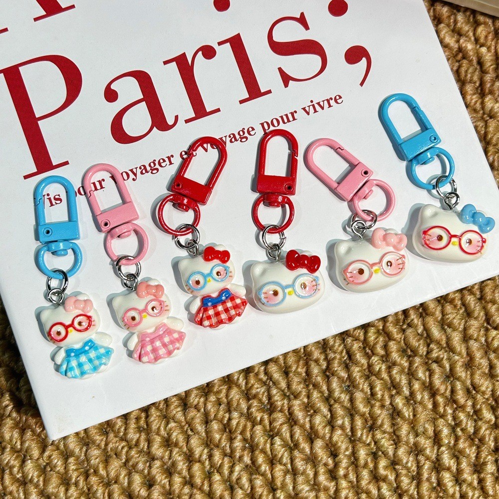 Creative สีสัน KT จี้พวงกุญแจ DIY พวงกุญแจรถตกแต่งกระเป๋าเป้สะพายหลังอุปกรณ์เสริม - รูปที่ 7