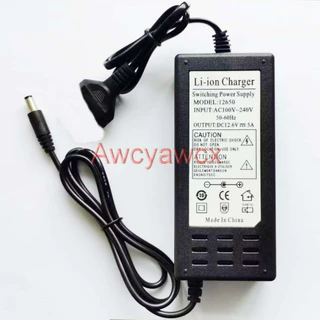 AC DC 12.6V 5A 5000mA Li-ion LiPo แบตเตอรี่ smart Charger 3S 18650 AC DC สําหรับ 10.8V 11.1V 12V อะแดปเตอร์ LED แหล่งจ่ายไฟชุดเครื่องมือไฟฟ้าสาย