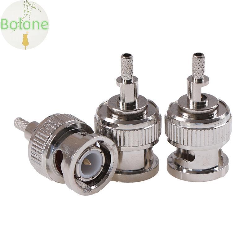 Bolone 10 ชิ้น BNC ชายปลั๊กหน้าต่าง crimp RG316 RG174 RG179 LMR100 สายเชื่อมต่อ VN