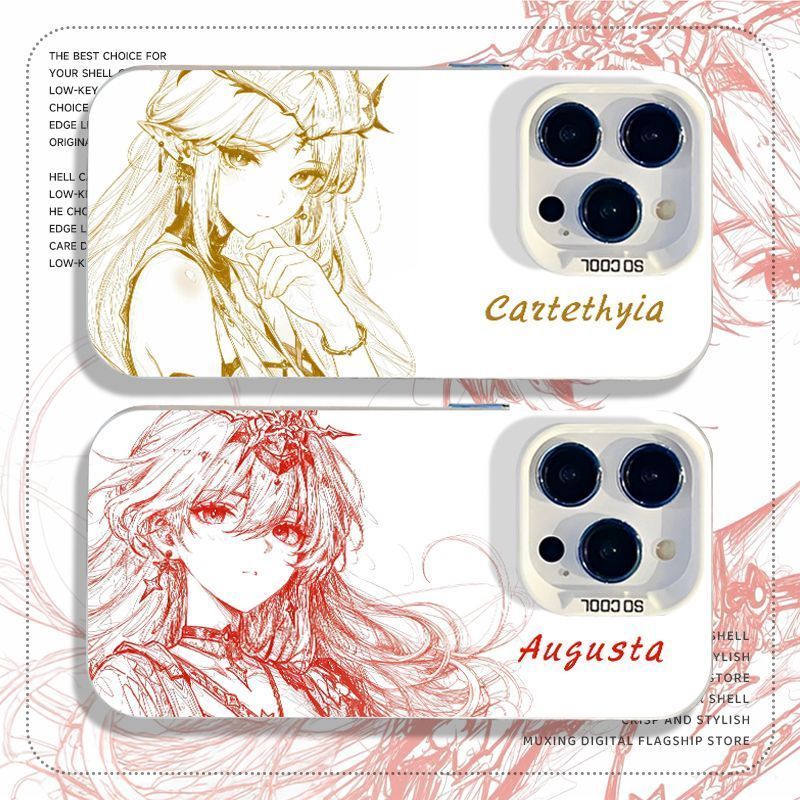 WutheringWaves/Cartethyia/TheShorekeeper/Iuno/Augusta/Carlotta/เคสโทรศัพท์เหมาะสําหรับiPhone Kaya Sh