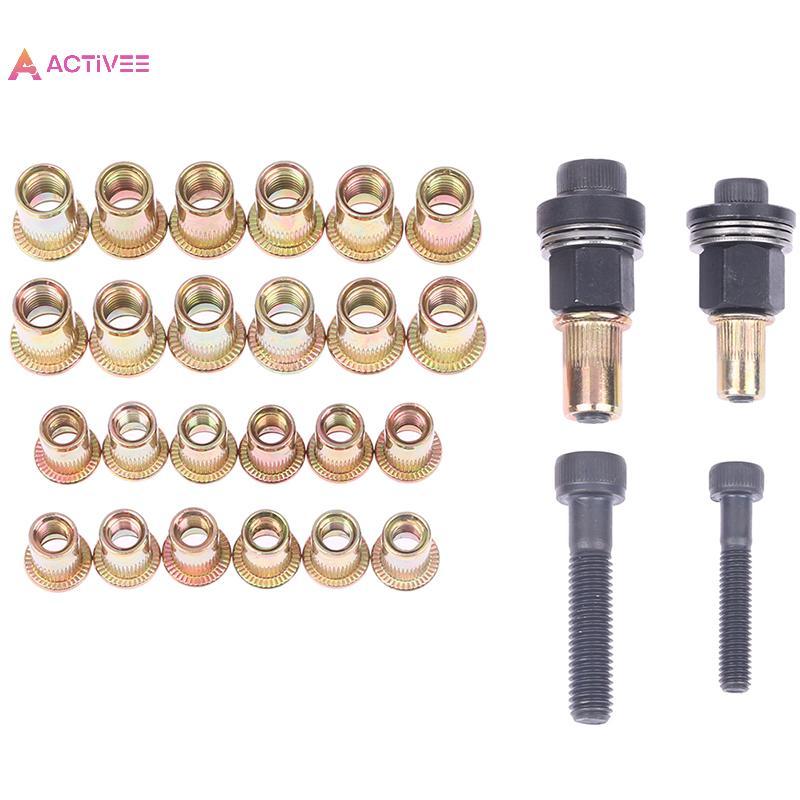 <Activee> M6 M8 Rivet Nut s คู่มือ Riveter คอลัมน์สแตนเลสหกเหลี่ยมถั่ว AM6SS AM8SS DIY เจาะ Rivet ด้