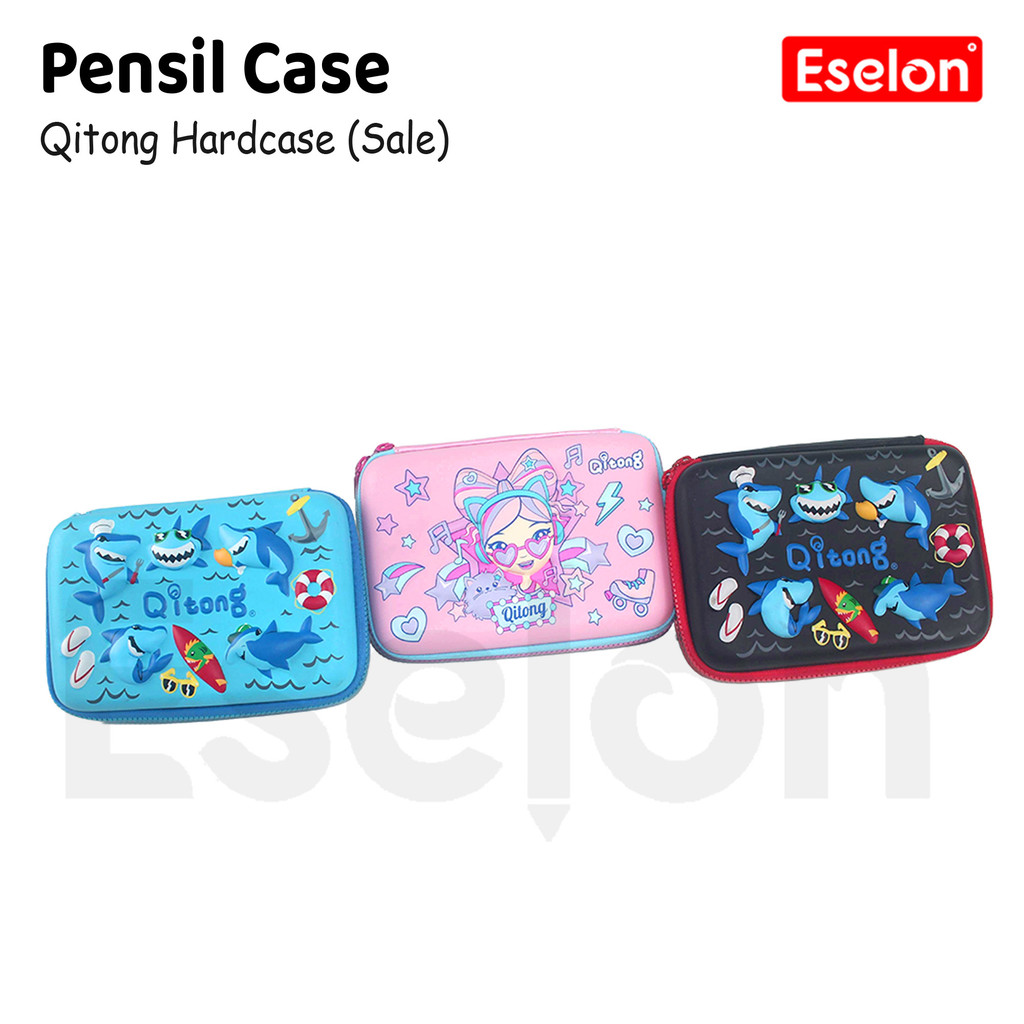 RANDOM LARGE QITONG ZIPPER PENCIL BOX