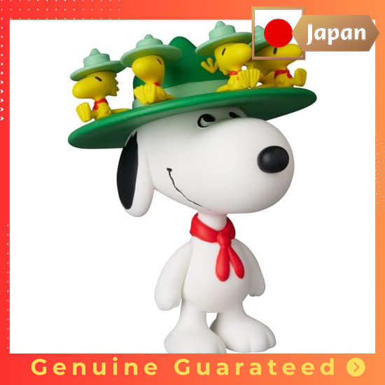 【Direct from Japan】 MEDICOM TOY UDF Ultra Detail Figure No.846 PEANUTS SERIES 18 Snoopy & Woodstock Painted non-scale finished figure, approximately 120mm in height