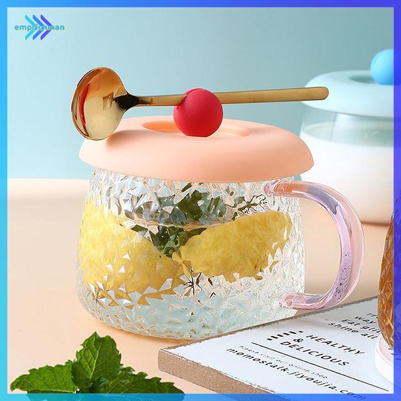 EPMN> ฝาครอบถ้วยซิลิโคนปลอดสารพิษรอบ Universal ถ้วยน้ําฝาปิดป้องกันฝุ่นแก้วกาแฟปิดผนึกหมวกพร้อมช้อนผู้ถือความร้อน-Resistant ฝาใหม่ - รูปที่ 6