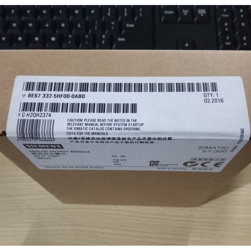 โมดูล Siemens SM332 6ES7332-5HD01/5HF00/5HB01-0AB0