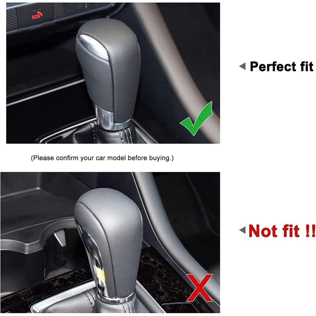 Bling Sparkly Gear Shift Knob Cover Bling Handle Cover Decorative Sticker Compatible with Mazda Acce