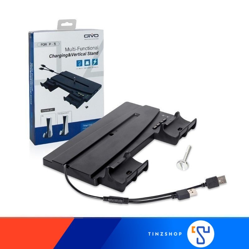 OIVO Multi-Functional Charging & Vertical Stand for PS5