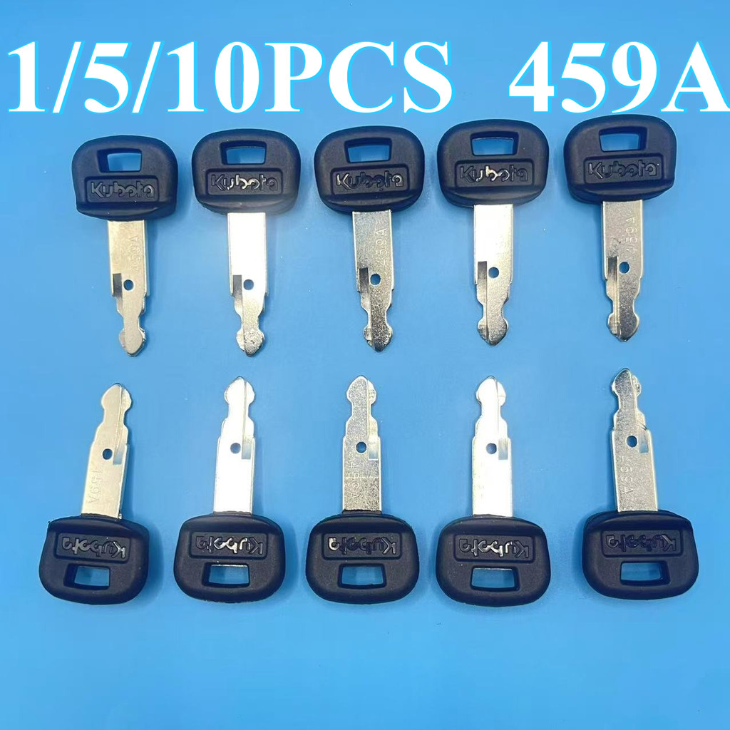 459A 1/5/10 ชิ้นอุปกรณ์หนัก 459A Key สําหรับ U15/30/135/155/161/163 Excavator Digger ELI80-0101 RC41