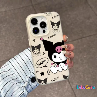 เคสไอโฟน Redmi 14C 13C 12C 9A 12 10 9 A2 A3 Note 13 10 14 12 11 11S 10 8 Pro POCO C75 C65 การ์ตูน Kulomi ใหม่ 2 in 1 ปก