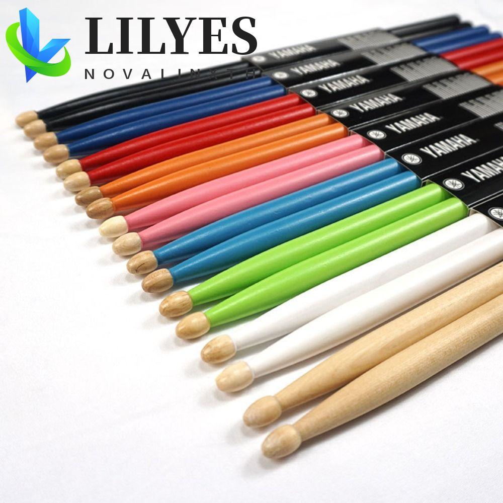 LILYES Drum Sticks, 5A/7A ไม้ Drumsticks, เครื่องดนตรีอุปกรณ์เสริม Professional Classic Teardrop Hea