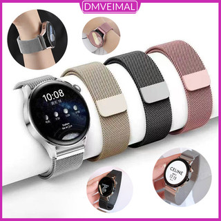 22mm 20mm วงสแตนเลส สายลูปโลหะ Milanese for Samsung Galaxy Watch FE 7 6 5 4/Redmi Watch/Xiaomi Watch Band/Amazfit Bip 6