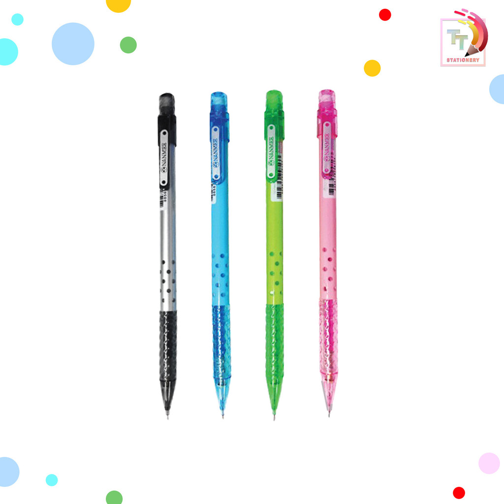Nanmee (นานมี) ดินสอกด ดินสอ รุ่น NM-9022 ขนาด 0.5 MM. ( 1 แท่ง / คละสี )