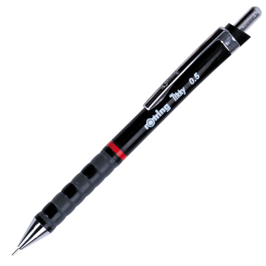 Rotring ดินสอกด 0.5 มม. ด้ามดำ Rotring Tikky