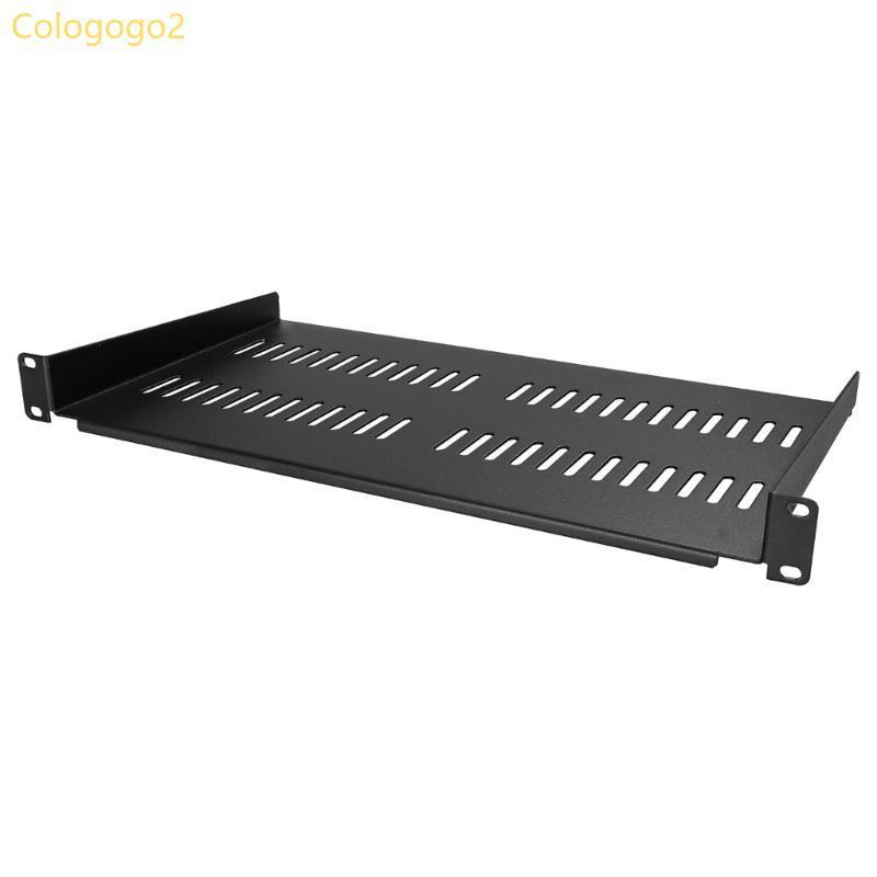 Cologogo2 1U Server Rack Rack Rack Universal Vented Rack Mount Cantilever ถาดสําหรับ 19 ตู้