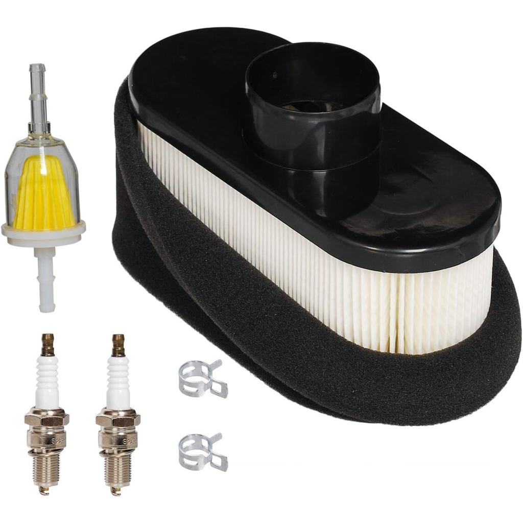 HIFROM กรองอากาศ Pre Filter ทําความสะอาดการใช้กรอง Spark Plug Tune Up Kit ใช้งานร่วมกับ John Deere X
