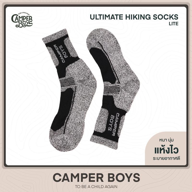 【ThaiHub Mart】ถุงเท้าสำหรับนักเดินป่า แห้งเร็วสองเท่า ระบายอากาศดี Alaska / Ultimate Hiking Socks - 