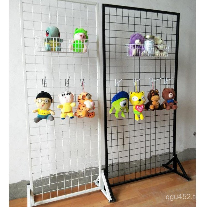 Landing Wangtao อนุบาลเครื่องประดับตาข่ายหนึ่งลวดตาข่าย Rack Works Mobile นิทรรศการแนวตั้งศิลปะเหล็ก