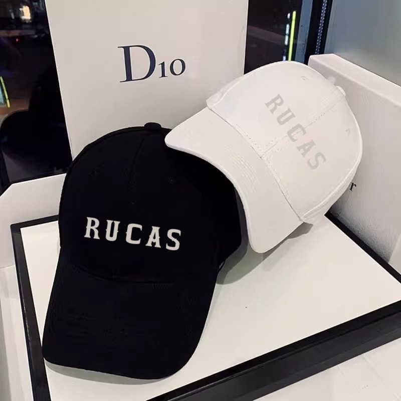 RUCAS หมวกเบสบอลลําลอง Unisex ดีไซน์อินเทรนด์ 2025 สวมใส่สบายเหมาะสําหรับชุดทั้งหมด RUCAS Casual Hat