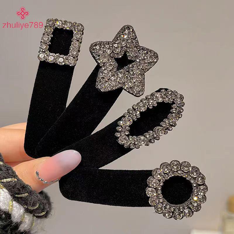 <zhuliye789>หรูหราCKเรขาคณิตBBคลิปผมRetroเด็กสาวคลิปอารมณ์หัวใจRhinestone Hairpinเครื่องประดับผมNice