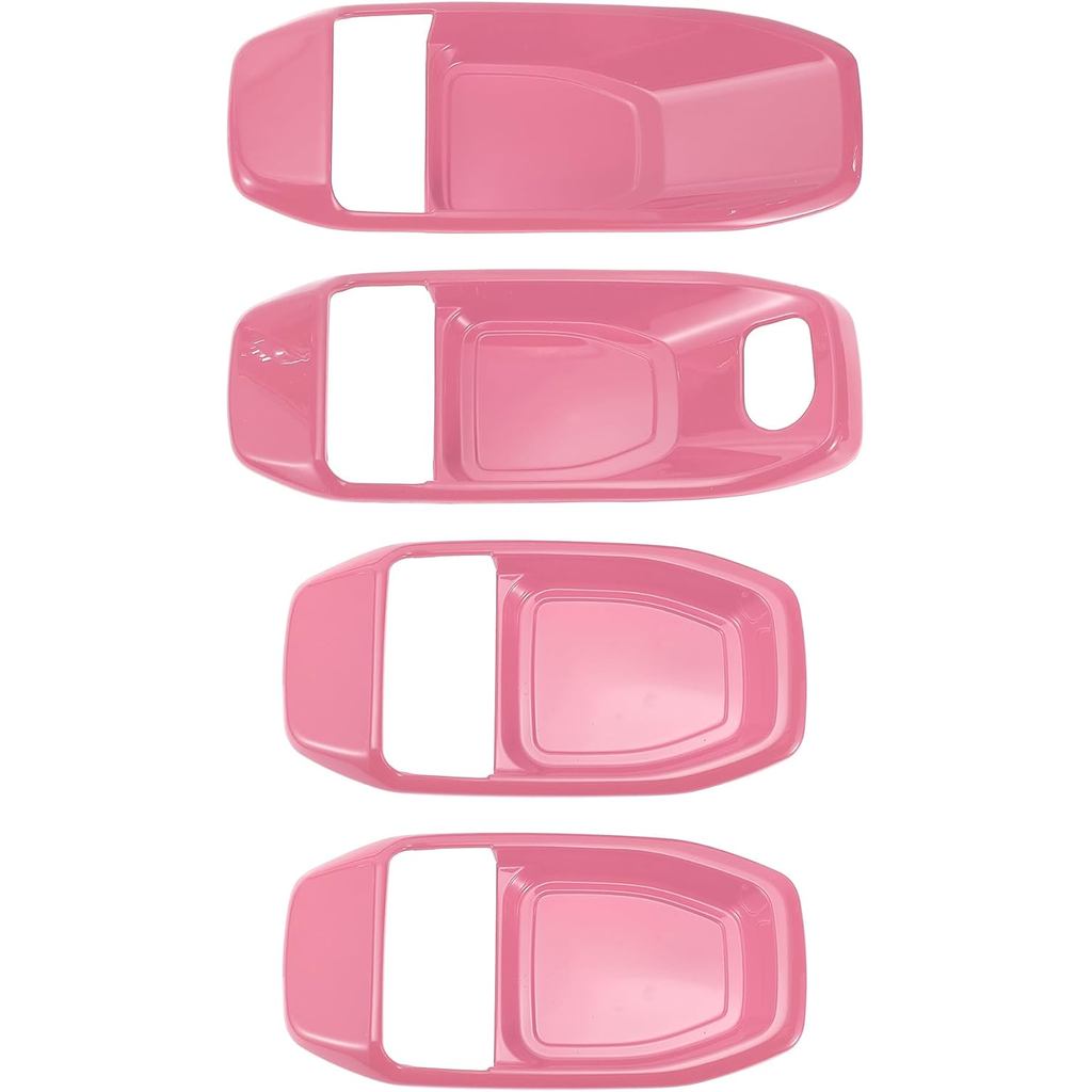 1 ชุดภายในประตู Handle ชาม Trims สําหรับ Jeep Wrangler JL JLU 18-24 สําหรับ Jeep Gladiator JT 2 ประต