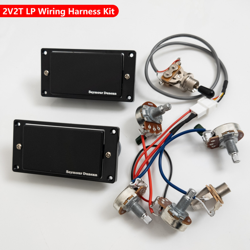 Seymour Duncan รถกระบะกีตาร์ไฟฟ้ารถกระบะ 2C สีดํา 1V1T/2V1T/2V2T สายไฟอุปกรณ์เสริมกีตาร์