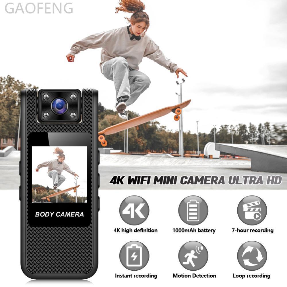 GAOFENG 1080P Mini WiFi กล้องกีฬาพร้อมหน้าจอ HD ขี่จักรยานกลางแจ้ง Action Cam DVR Recorder กล้องกันน