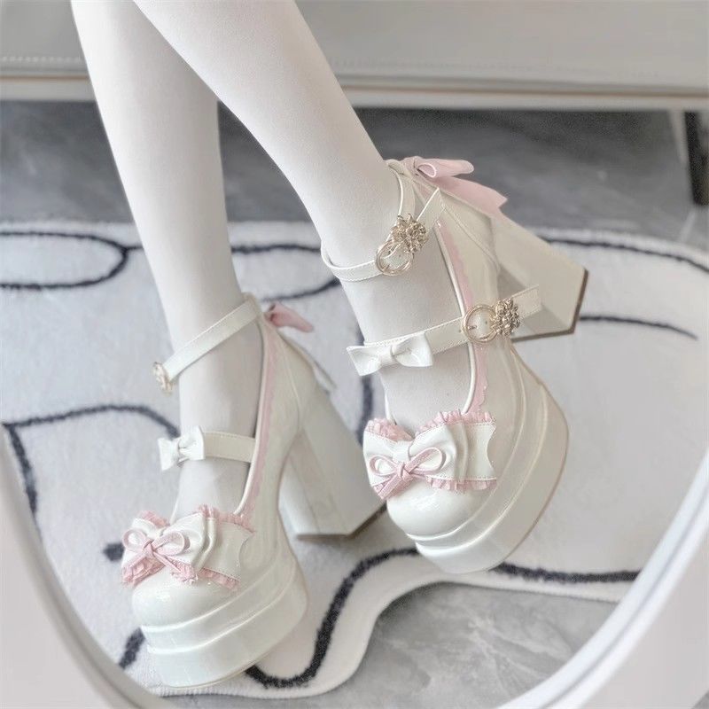 Lolita Round-toe Girly Shoes Pumps