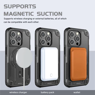 เคสสำหรับ Samsung A56 A17 5G A26 A36 A16 A05 A06S A55 S25 S26 Ultra สายคล้องข้อมือชาร์จไร้สายพร้อมตัวยึดฝาครอบแข็งป้อ